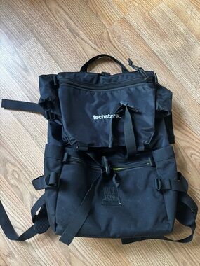 Topo Designs Techstars Black Roll-Top Backpack